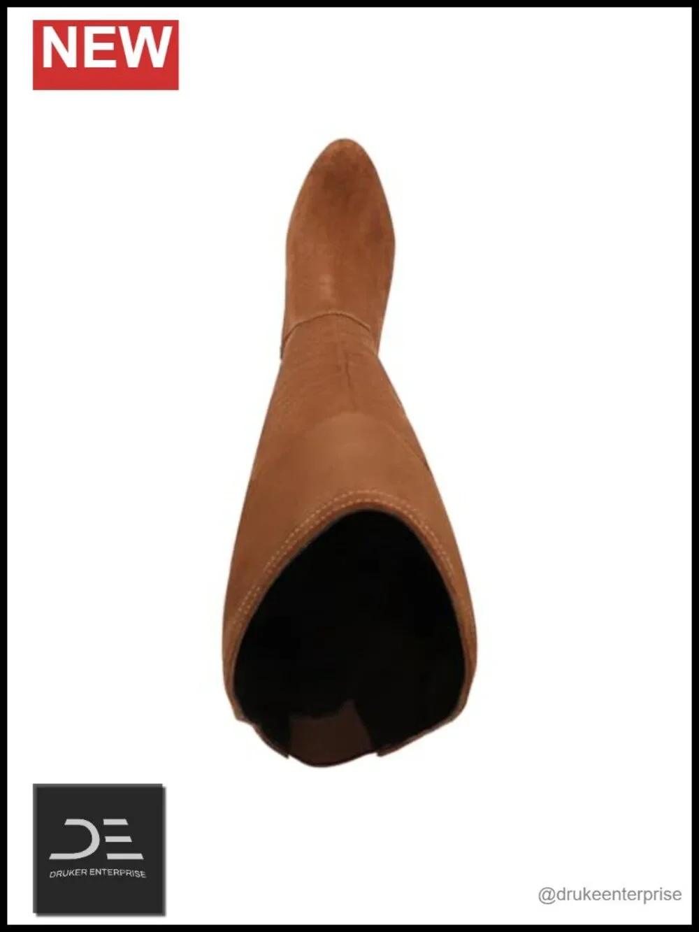 Naturalizer Yuko Over The Knee Boots Suede Leather Side Zip Block Heel